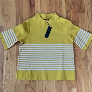Women’s Roolee yellow Sweater Top NWT!